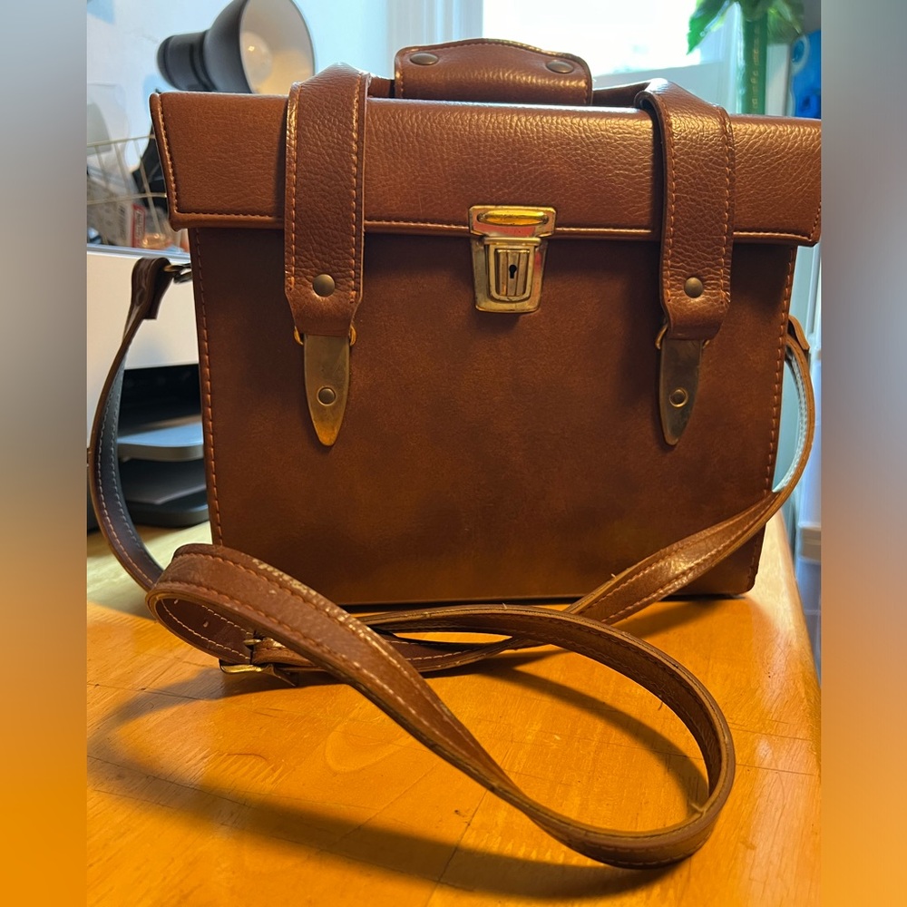 Brown Leather Men's Bag